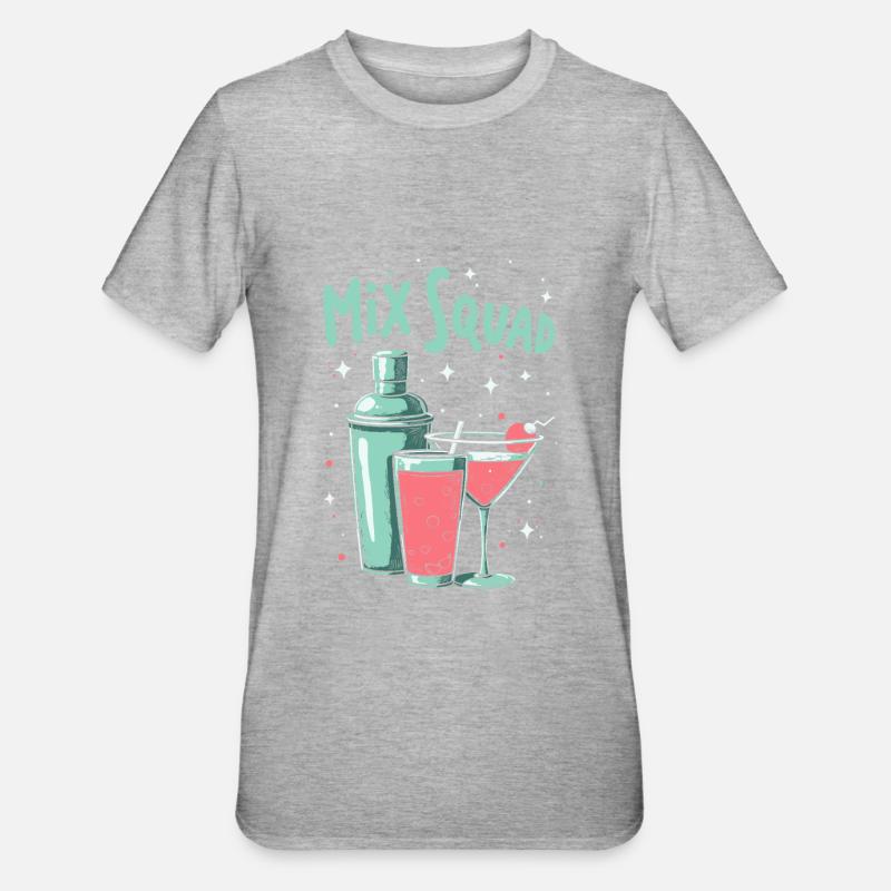 Bartender Bartender Squad - Unisex Polycotton T-Shirt - heather grey