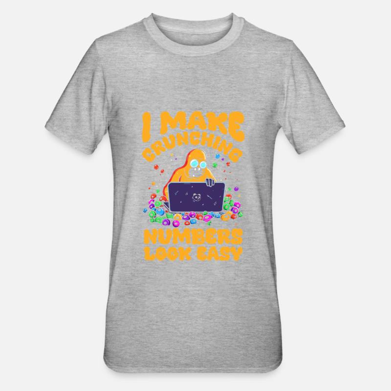 Data Science Data Analyst - Unisex Polycotton T-Shirt - heather grey