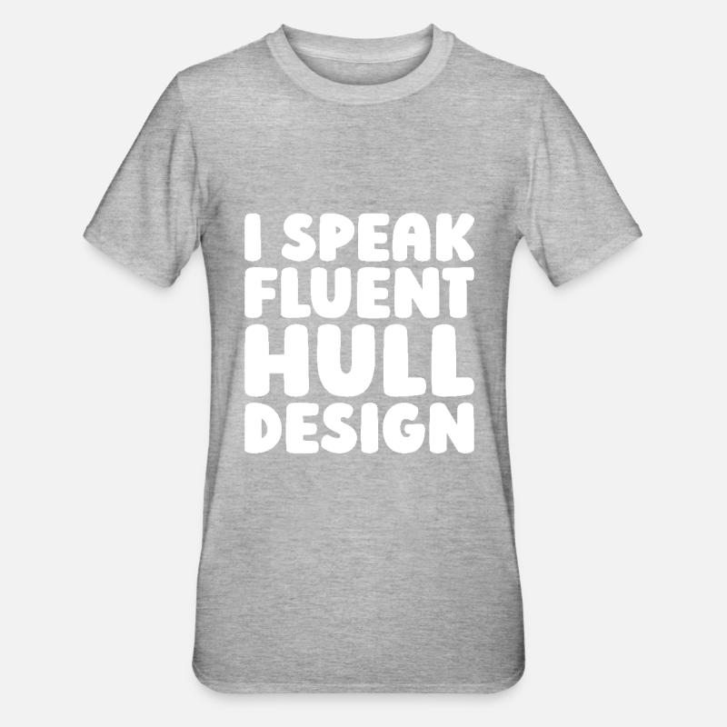 Constructeurs de bateaux - T-shirt polycoton Unisexe - gris chiné