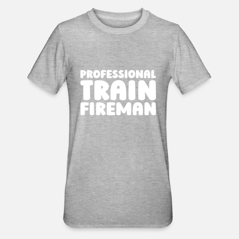 Firefighter Training Training - Unisex Polycotton T-Shirt - heather grey