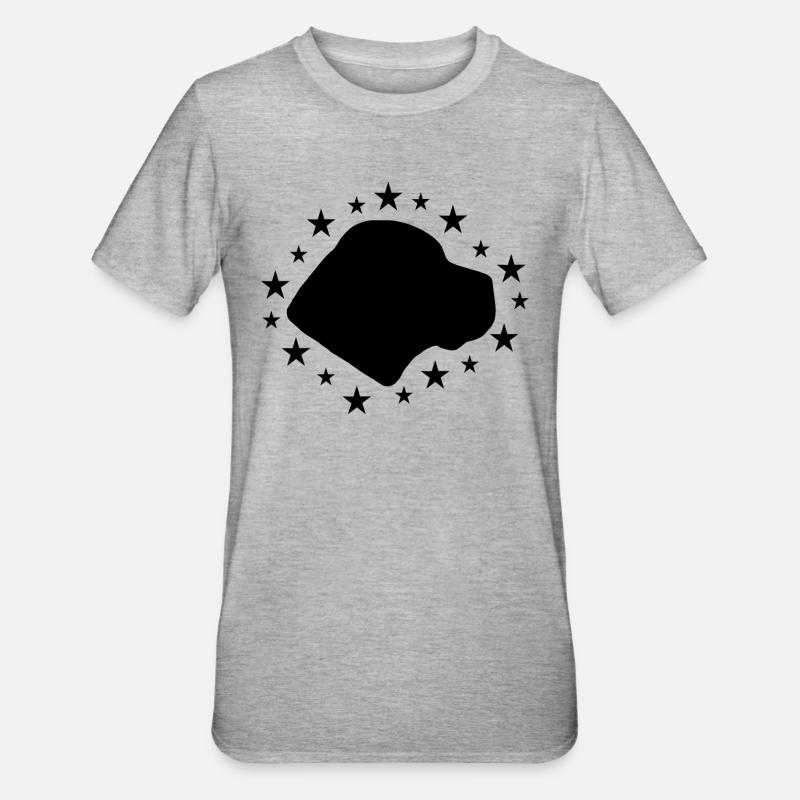 Cane Corso - Unisex Polycotton T-Shirt - Grau meliert