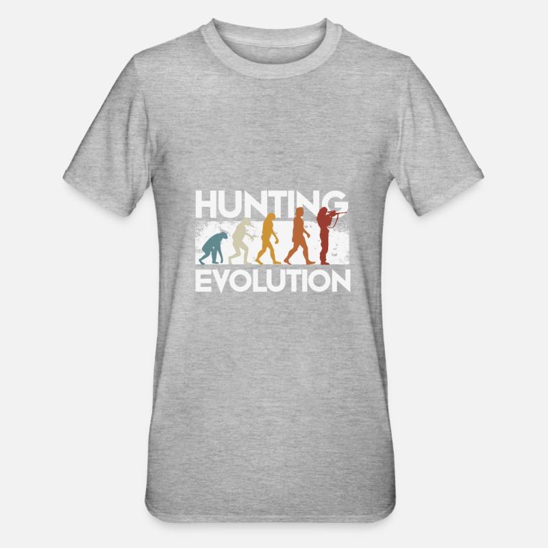 Hunter Evolution - Unisex Polycotton T-Shirt - heather grey
