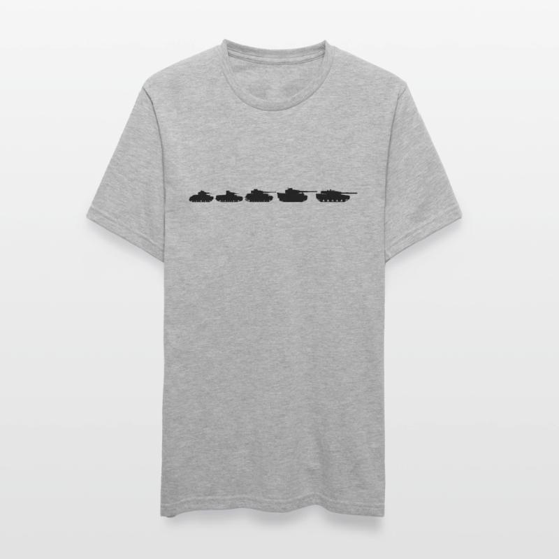 chars allemands Leopard 2 Evolution Tiger Panzer2 T-shirt polycoton Unisexe