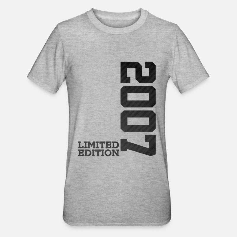 19E ANNIVERSAIRE ÉDITION LIMITÉE 2007 - T-shirt polycoton Unisexe - gris chiné