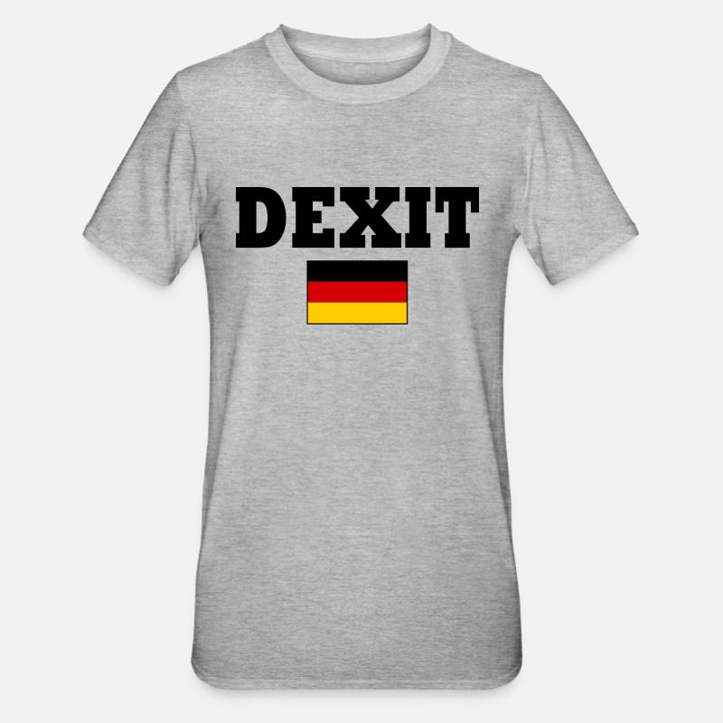 Dexit - Unisex Polycotton T-Shirt - heather grey
