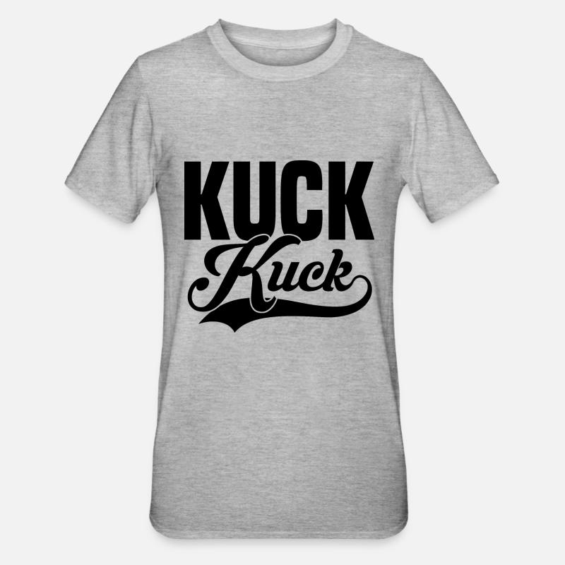 Coucou coucou noir - T-shirt polycoton Unisexe - gris chiné