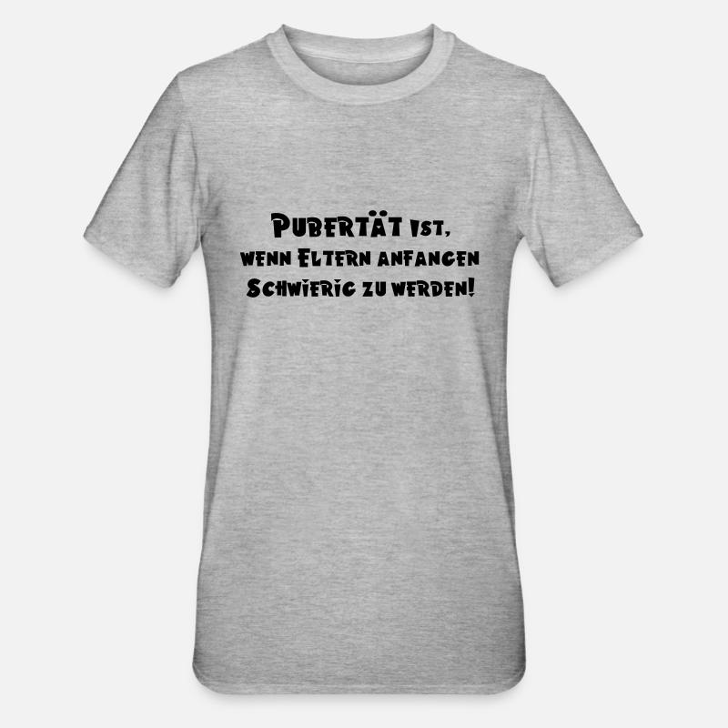 pubertaet_ist - T-shirt polycoton Unisexe - gris chiné