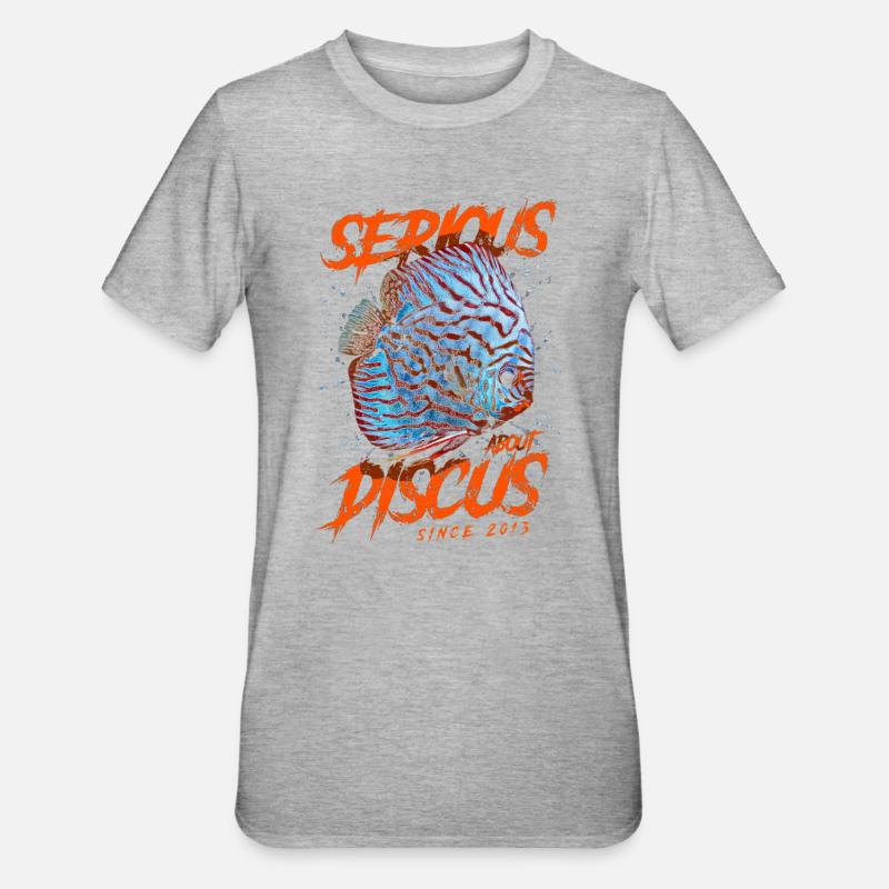 Ernsthaft mit Diskusfischen seit 2013 - Unisex Polycotton T-Shirt - undefined