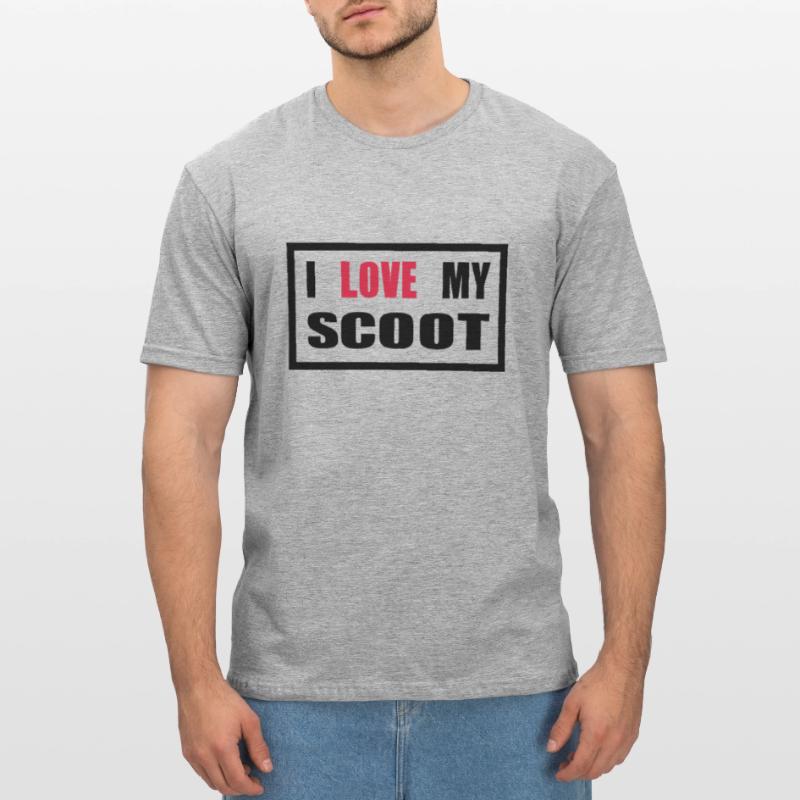 Motorroller Roller Blechroller Schaltroller Unisex Polycotton T-Shirt