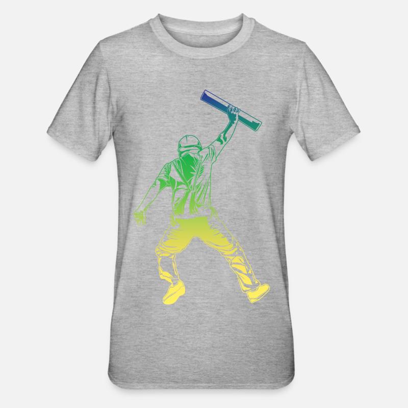 Style rétro d’architecte - T-shirt polycoton Unisexe - gris chiné
