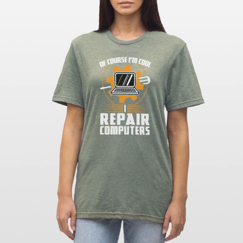 Technischer Support Computertechniker Technischer Unisex Polycotton T-Shirt