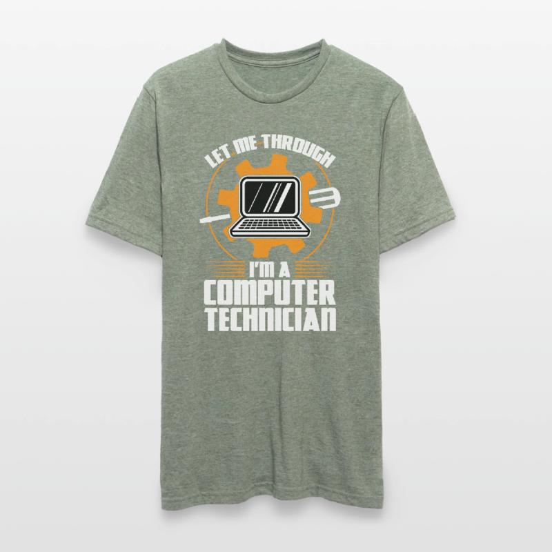 Technischer Support Computertechniker Technischer Unisex Polycotton T-Shirt