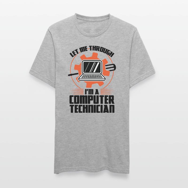 Technischer Support Computertechniker Technischer Unisex Polycotton T-Shirt