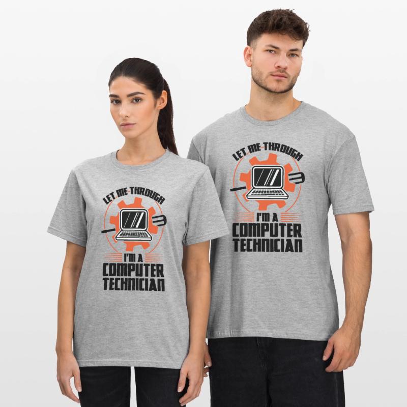 Technischer Support Computertechniker Technischer Unisex Polycotton T-Shirt