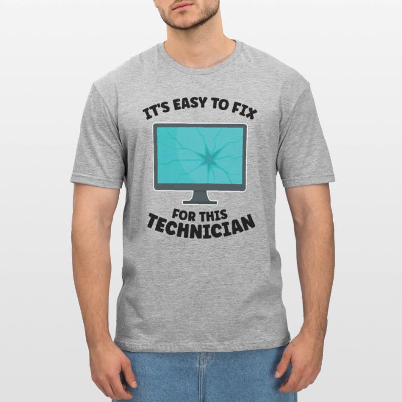 Technischer Support Computertechniker Technischer Unisex Polycotton T-Shirt