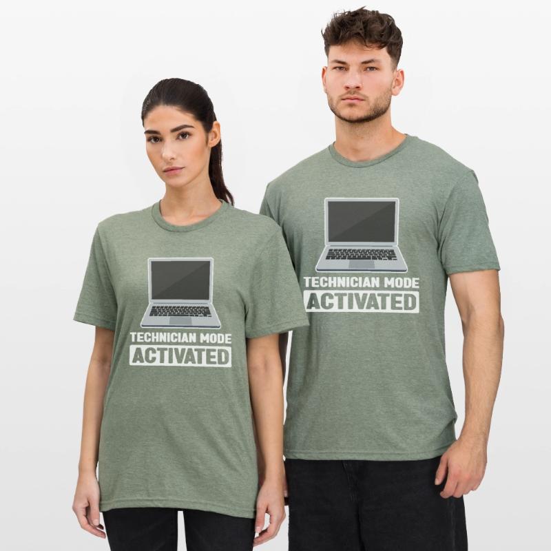 Technischer Support Computertechniker Technischer Unisex Polycotton T-Shirt