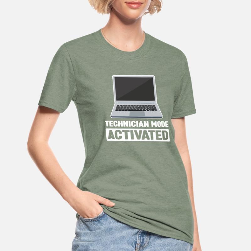 Technischer Support Computertechniker Technischer Unisex Polycotton T-Shirt