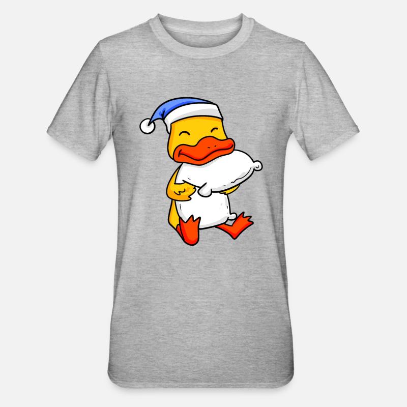 Canard Bébé - T-shirt polycoton Unisexe - gris chiné