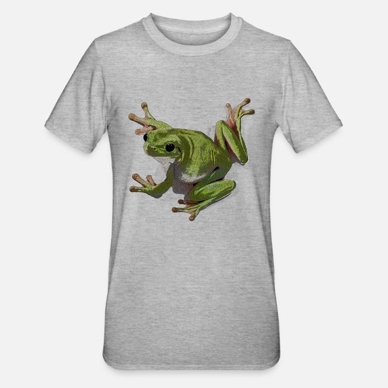 Rainette blanche - T-shirt polycoton Unisexe - gris chiné
