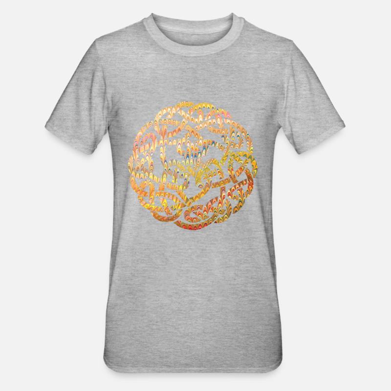 Noeud celtique 5 e 37 - T-shirt polycoton Unisexe - gris chiné