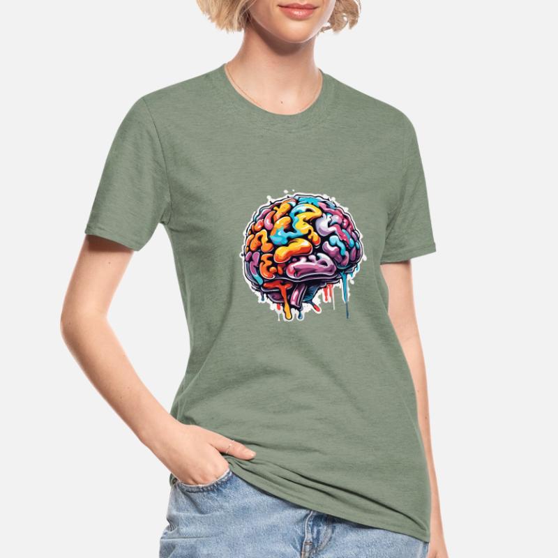 Brain / Knowledge / Intelligence / Smart / Thinking Unisex Polycotton T-Shirt