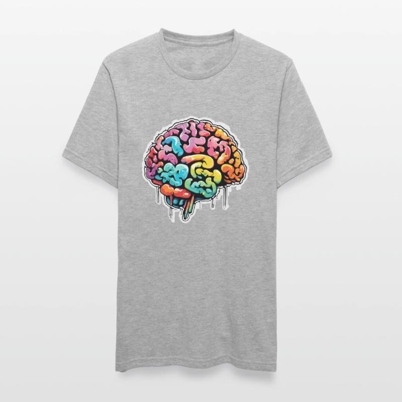 Brain / Knowledge / Intelligence / Clever / Thinking Unisex Polycotton T-Shirt