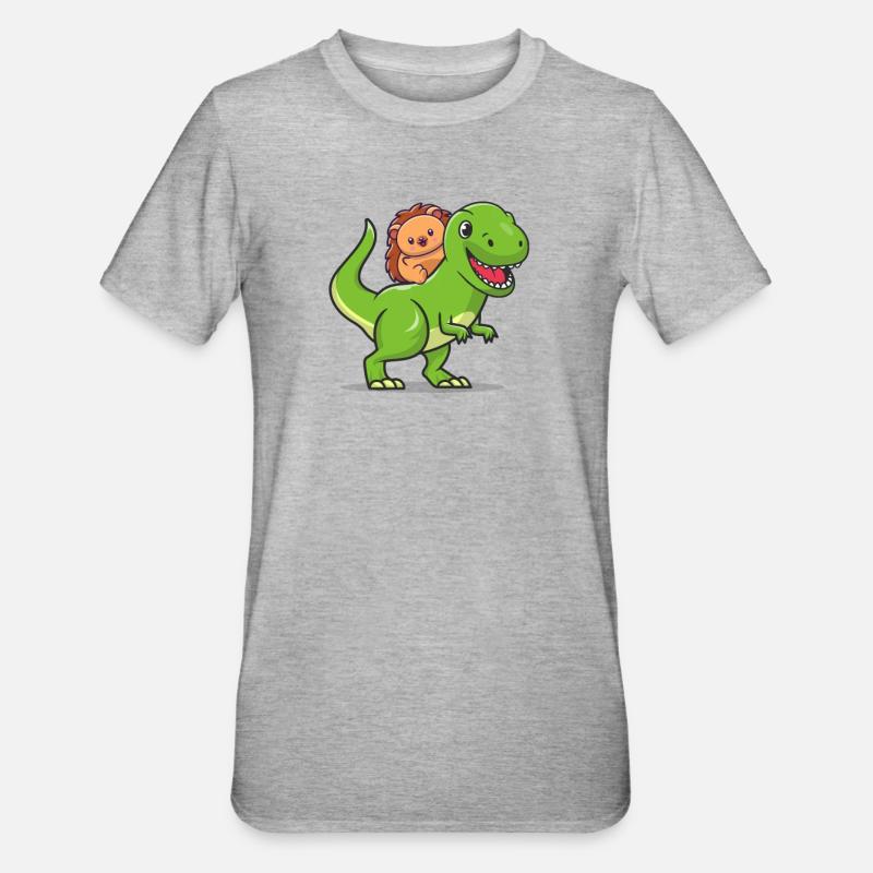 Hérisson - T-shirt polycoton Unisexe - gris chiné