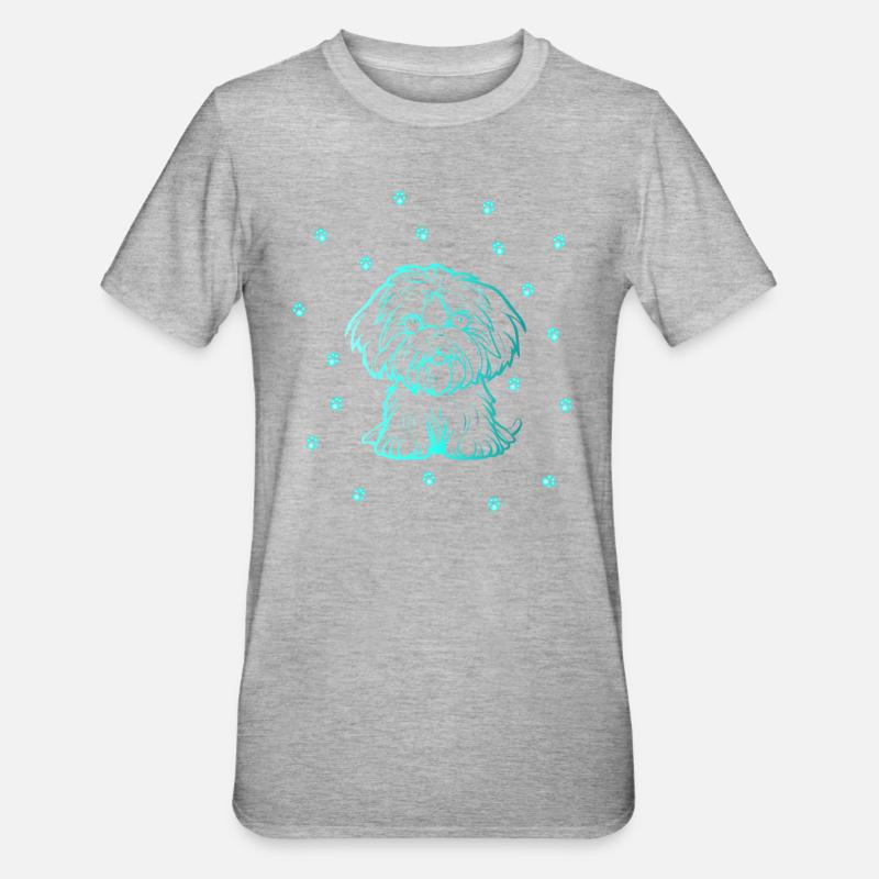Havanese with small paws - Unisex Polycotton T-Shirt - undefined