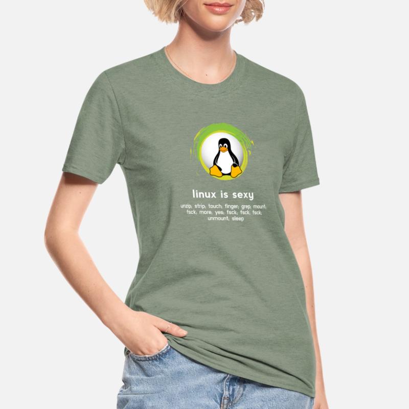 Computer System Pinguin Nerd pc inside code admin Unisex Polycotton T-Shirt