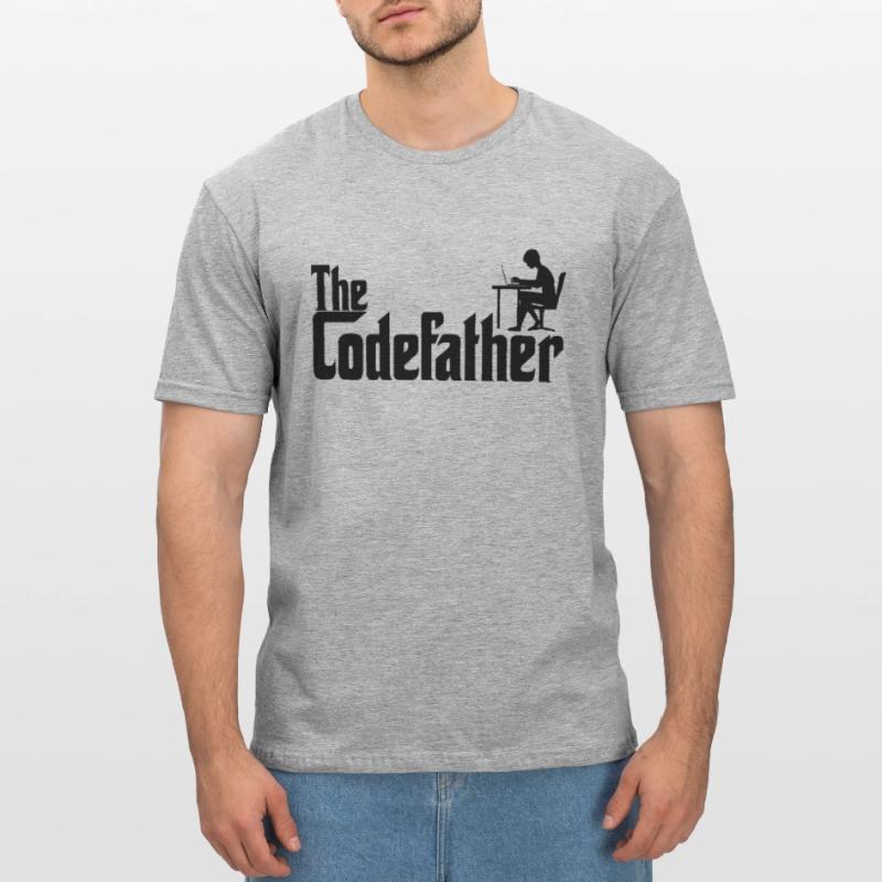 Informatiker Programmierer Codefather Coder Coding Unisex Polycotton T-Shirt