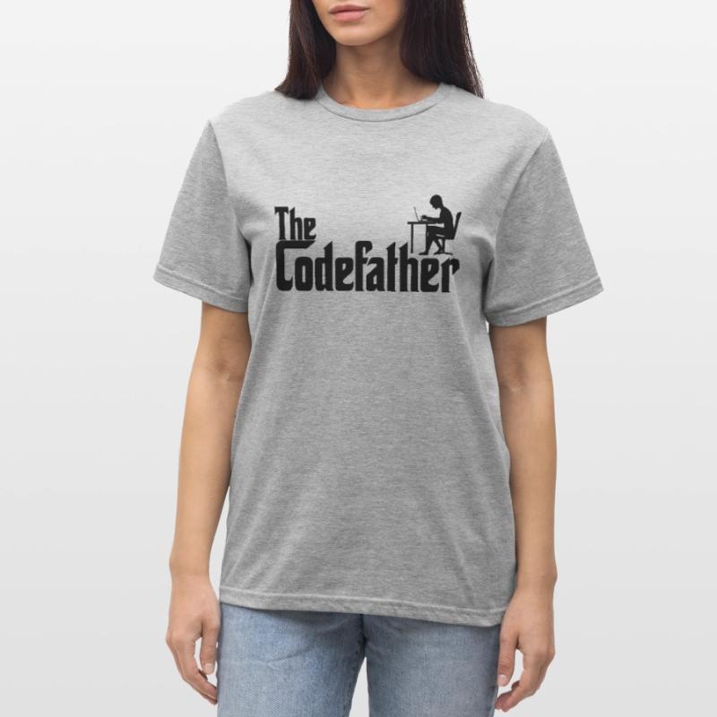 Informatiker Programmierer Codefather Coder Coding Unisex Polycotton T-Shirt