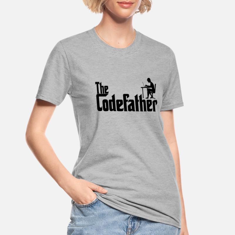 Informatiker Programmierer Codefather Coder Coding Unisex Polycotton T-Shirt