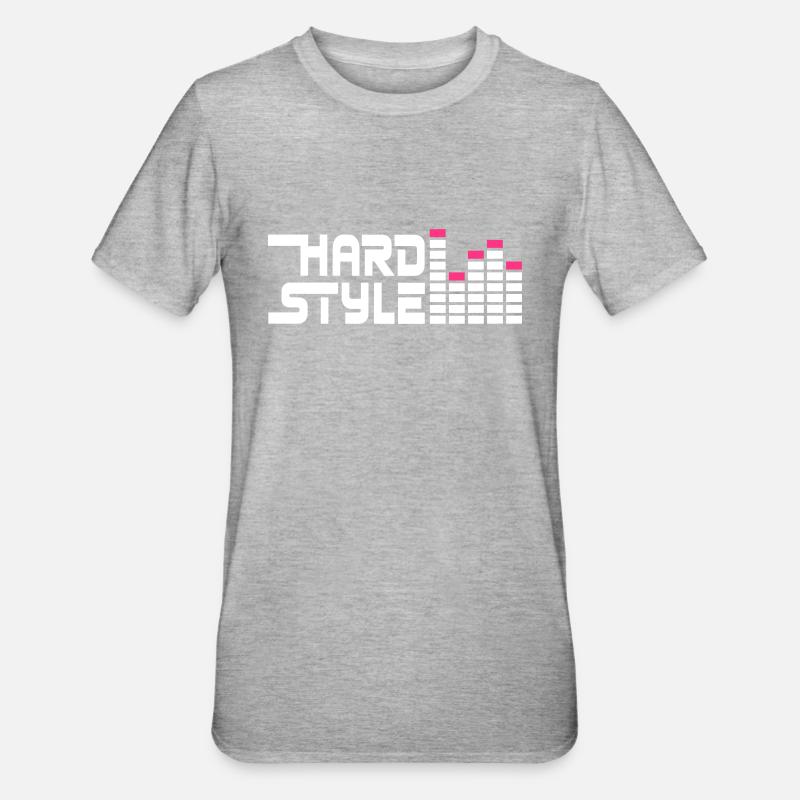 hard style hardstyle equalizer FR - T-shirt polycoton Unisexe - gris chiné