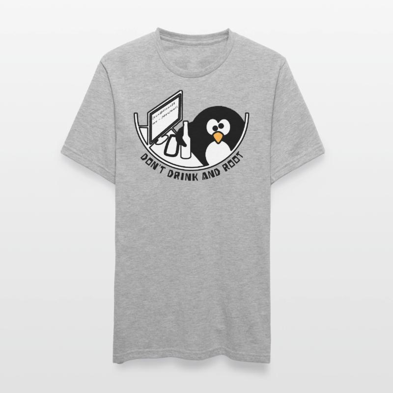 Linux Tux / dev / null Unisex Polycotton T-Shirt