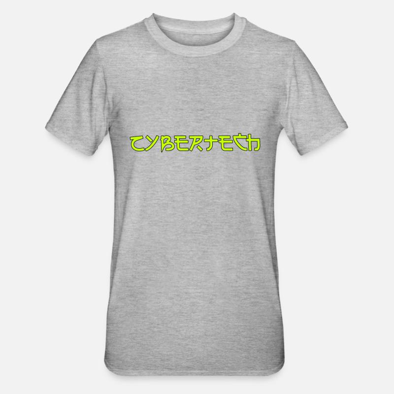 Cybertech Technowear - T-shirt polycoton Unisexe - gris chiné