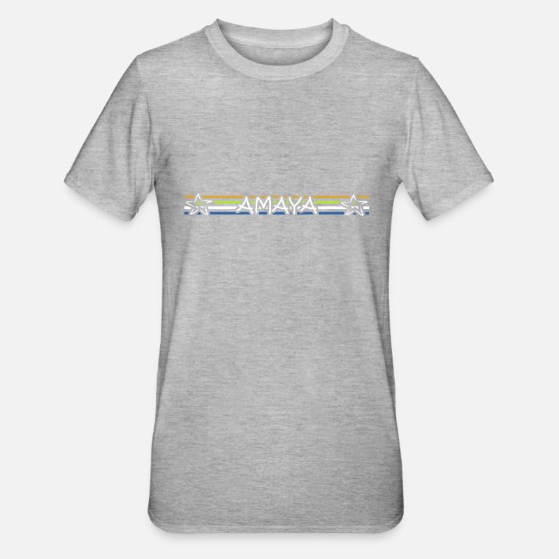 Cadeau pour Amaya - T-shirt polycoton Unisexe - gris chiné