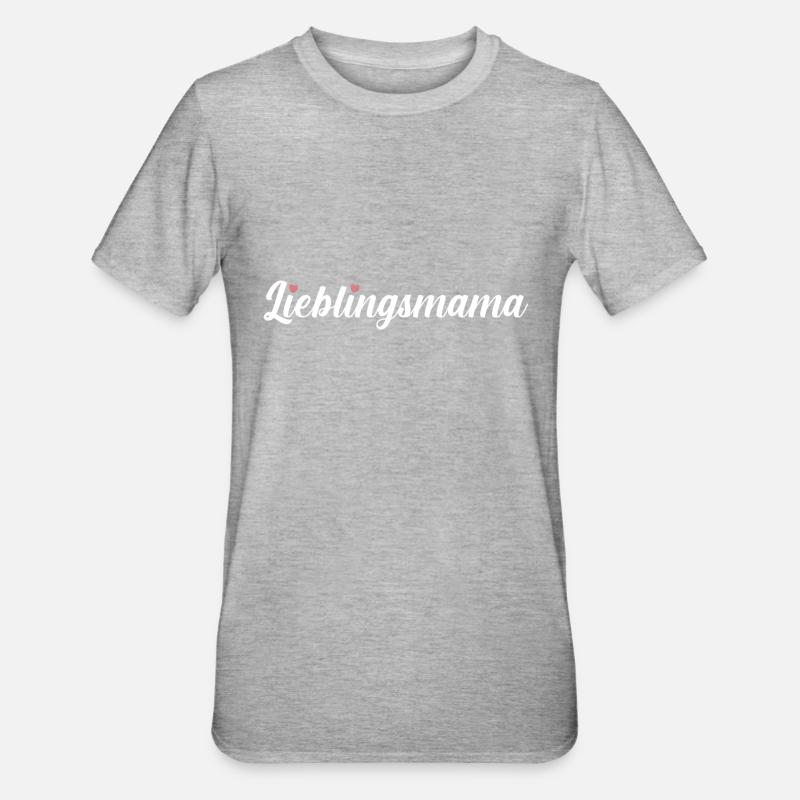 Maman Meilleure Maman - T-shirt polycoton Unisexe - gris chiné