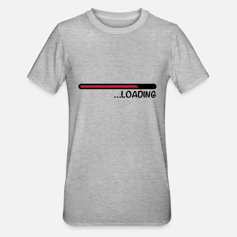 loading_cc2 - T-shirt polycoton Unisexe - gris chiné