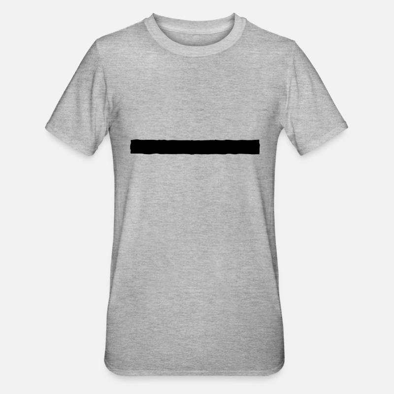 Banner thin - Unisex Polycotton T-Shirt - heather grey