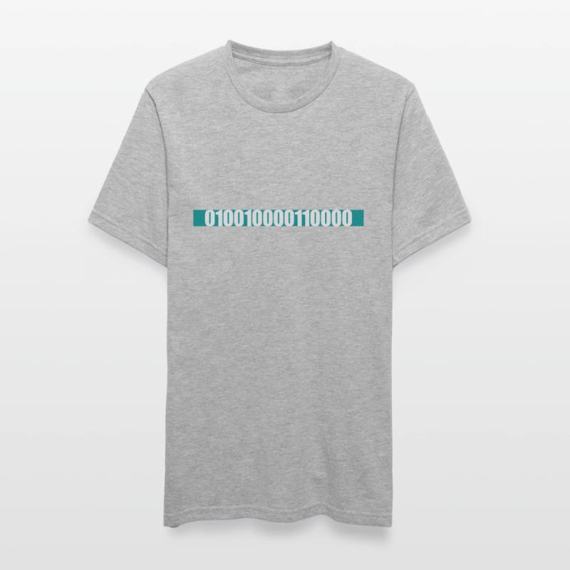 Langage de programme de code binaire T-shirt polycoton Unisexe