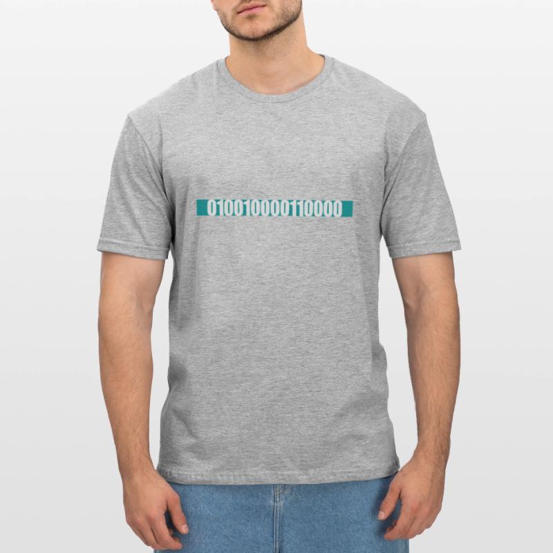 Binary Code Program Language Unisex Polycotton T-Shirt