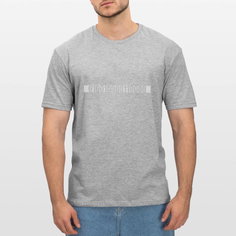 Langage de programme de code binaire T-shirt polycoton Unisexe