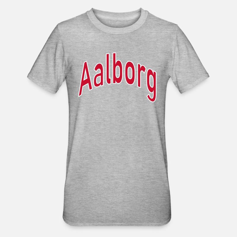 Aalborg - T-shirt polycoton Unisexe - gris chiné