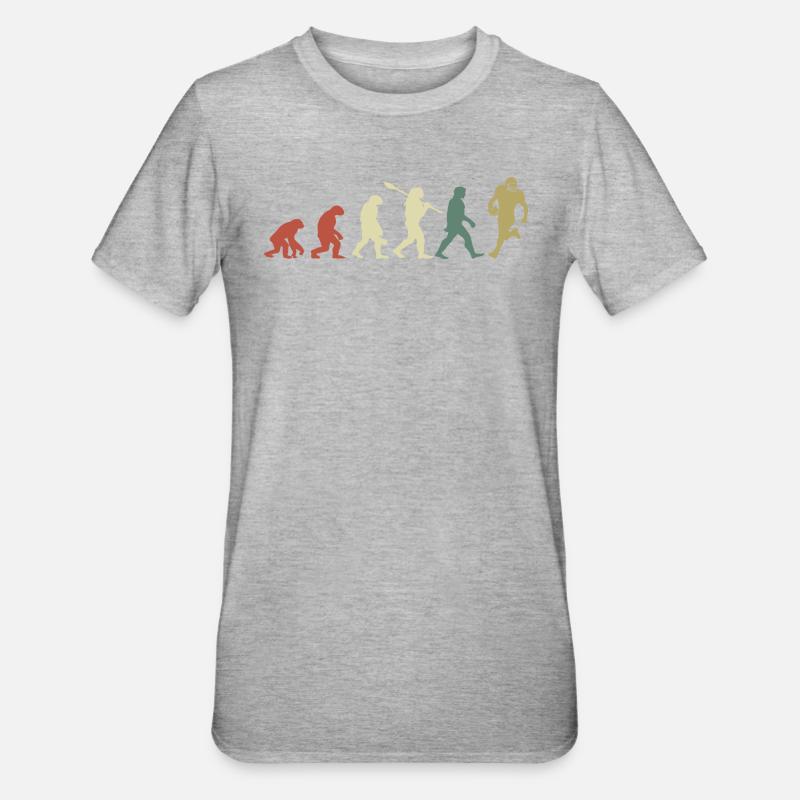 Evolution Rugby - Unisex Polycotton T-Shirt - heather grey