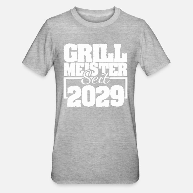 2029 - T-shirt polycoton Unisexe - gris chiné