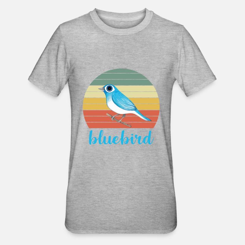 Bluebird - T-shirt polycoton Unisexe - gris chiné