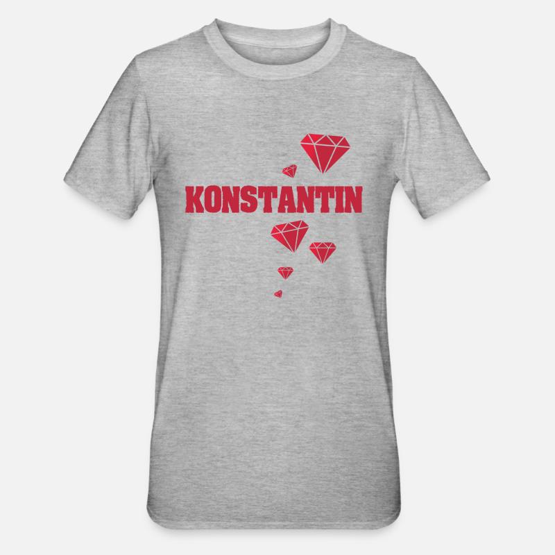Konstantin - T-shirt polycoton Unisexe - gris chiné