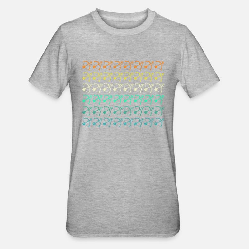 Archer Tir à l’arc - T-shirt polycoton Unisexe - gris chiné