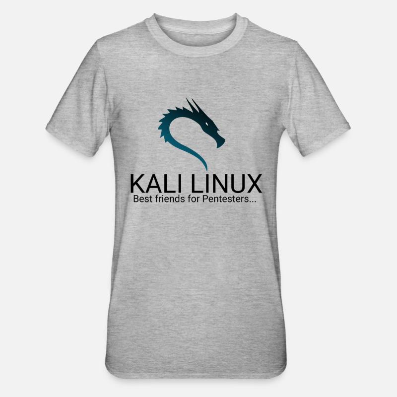 Kali Linux - T-shirt polycoton Unisexe - gris chiné