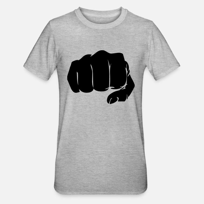 faust_01 - T-shirt polycoton Unisexe - gris chiné